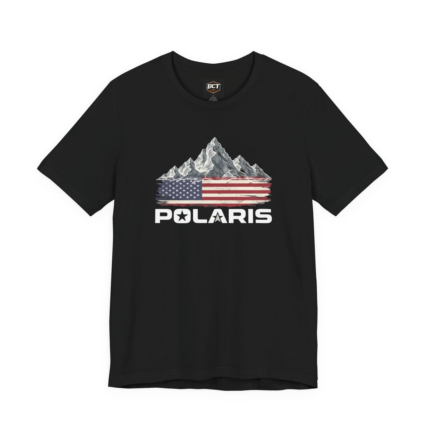 Polaris Flag Premium Unisex Bella Canvas T-shirt– off road, mudding side by side UTV