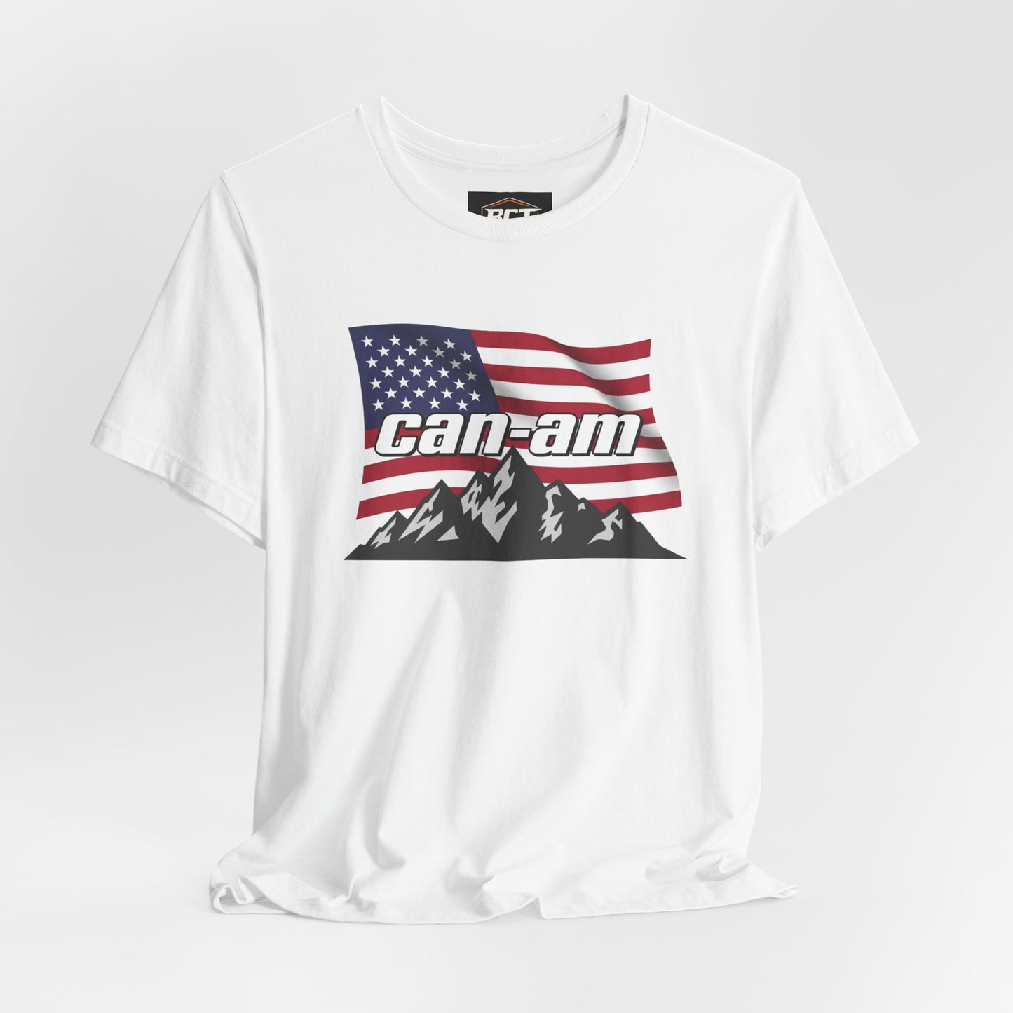 Can-Am Flag UTV T-Shirt — Side-by-Side Off-Road Mudding Tee