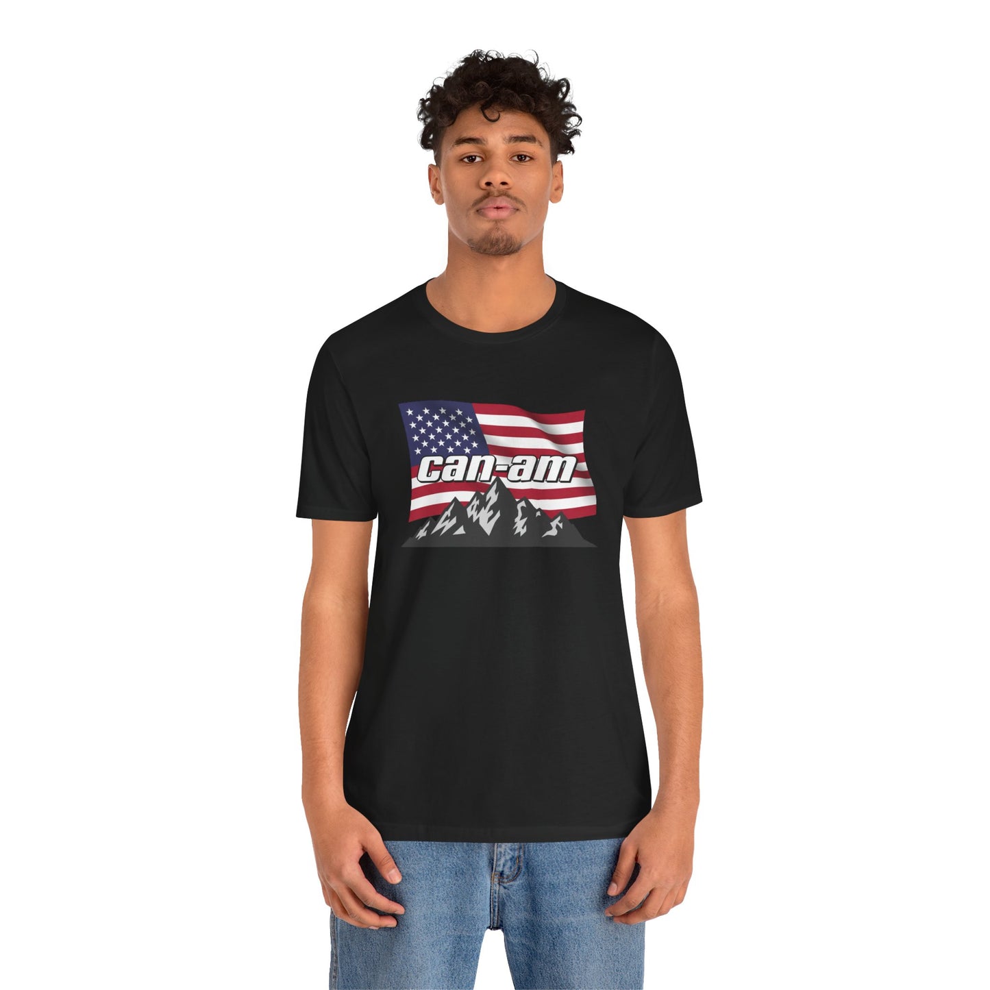 Can-Am Flag UTV T-Shirt — Side-by-Side Off-Road Mudding Tee