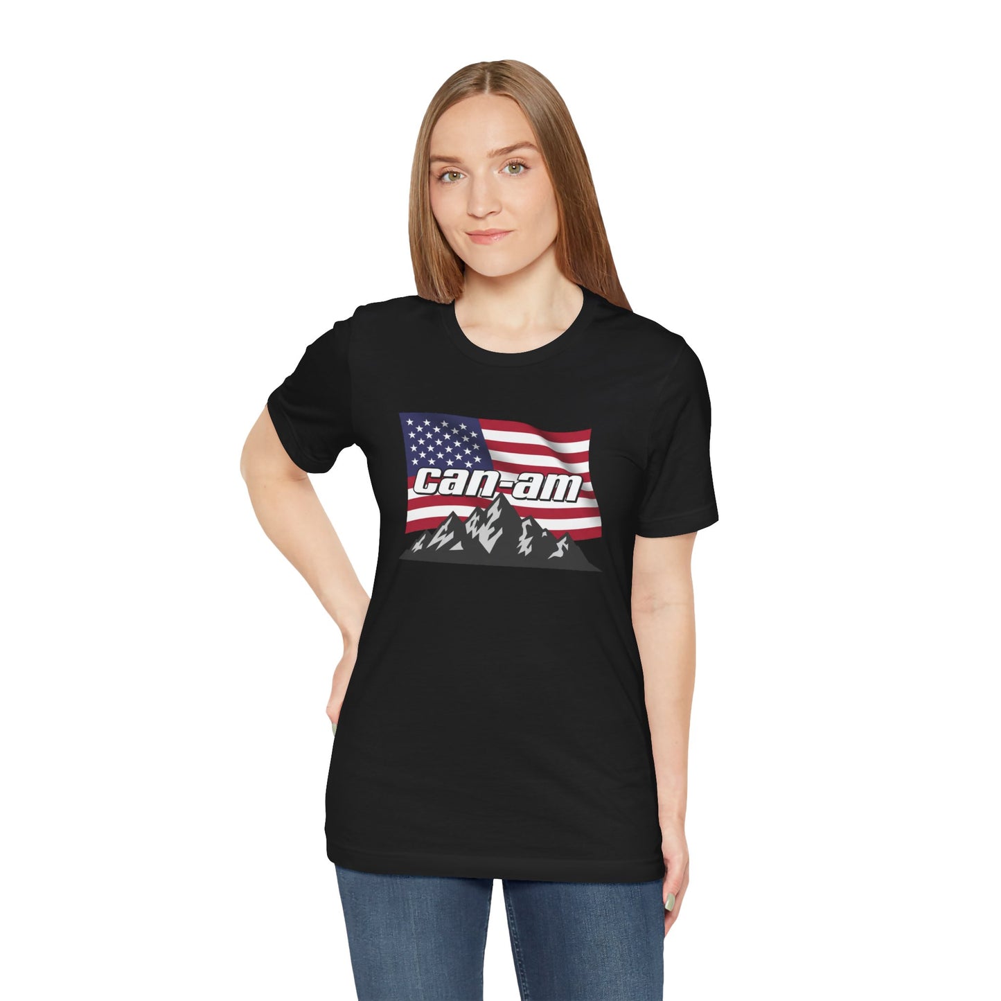 Can-Am Flag UTV T-Shirt — Side-by-Side Off-Road Mudding Tee