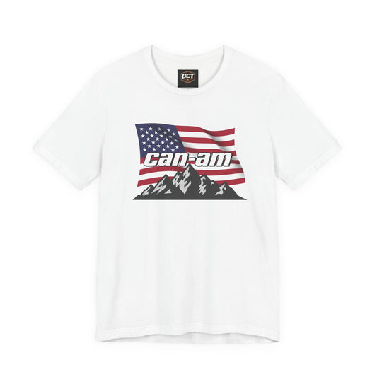 Can-Am Flag UTV T-Shirt — Side-by-Side Off-Road Mudding Tee