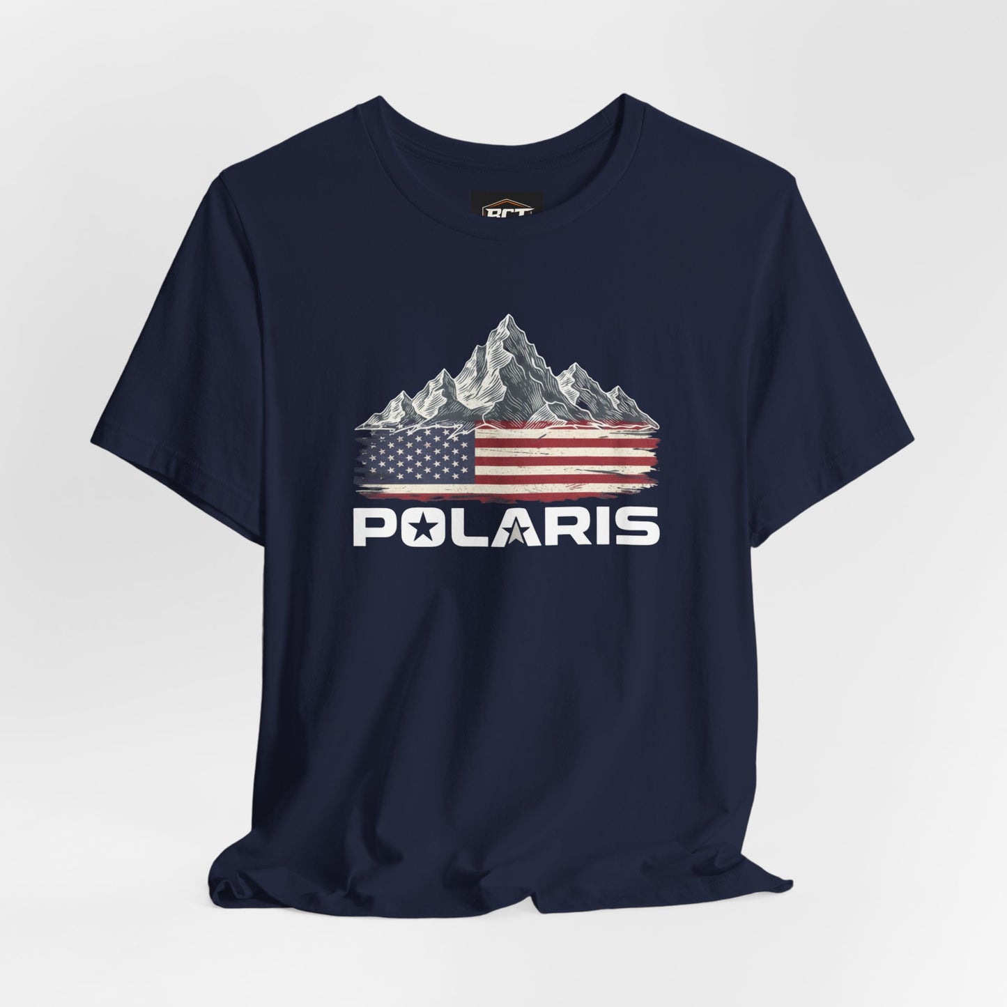 Polaris Flag Premium Unisex Bella Canvas T-shirt– off road, mudding side by side UTV